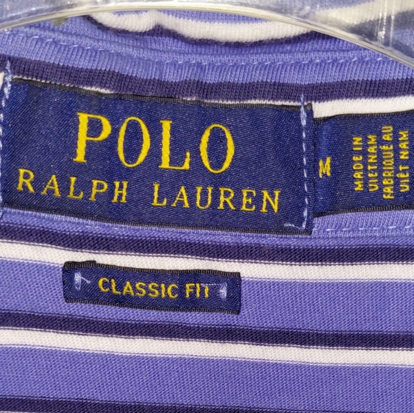 ❤️SALE! POLO RALPH LAUREN Classic Fit Striped Polo Shirt - Picture 3 of 9